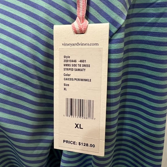 NWT Vineyard Vines Side Tie Dress - Picture 2 of 2